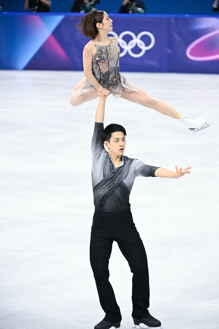 団体戦フリーで世界歴代3位の155.55点をマークしたりくりゅうペアの圧巻の演技　©Asami Enomoto／JMPA