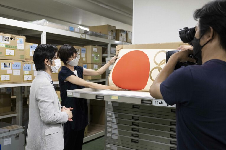 1964年東京五輪の公式ポスター　©Asami Enomoto