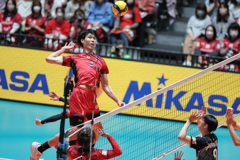 サントリーサンバーズ 彭世坤　©︎V.LEAGUE