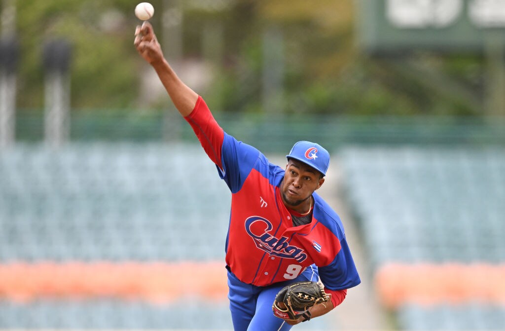 キューバの救援陣にはR・マルティネスらが控える　©Getty Images