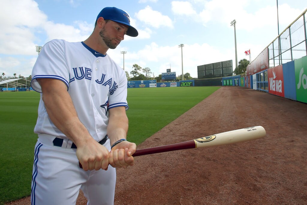 ブルージェイズのキャンプに参加した時のミネオ（2019年） ©Getty Images