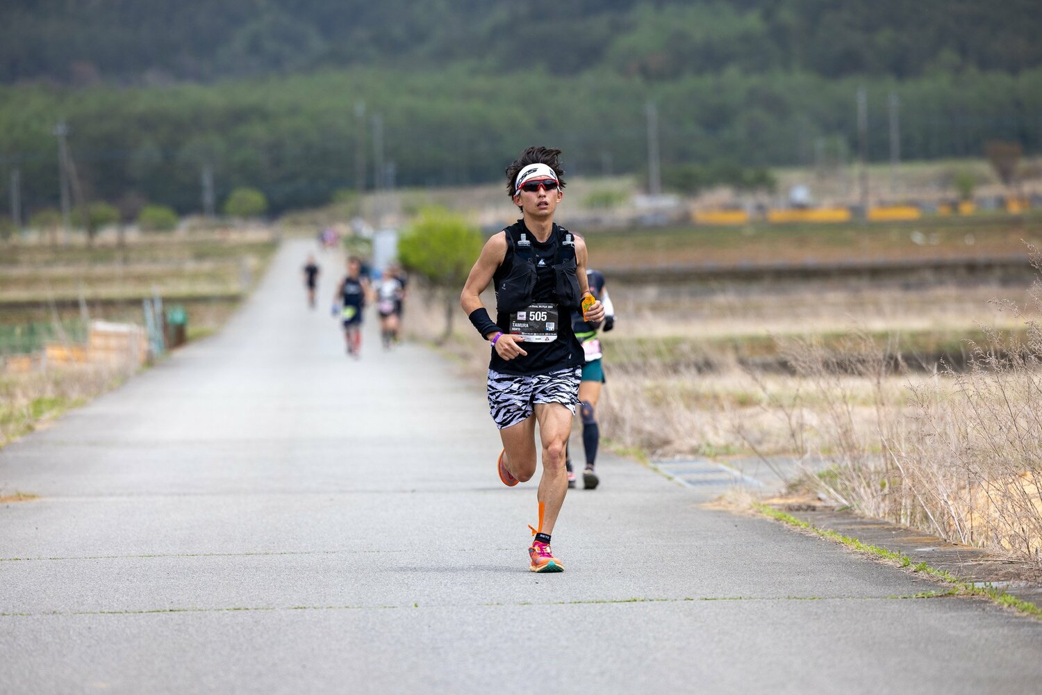 今年のウルトラトレイルマウントフジ「KAI」に参戦した田村　©Arinobu Watanabe