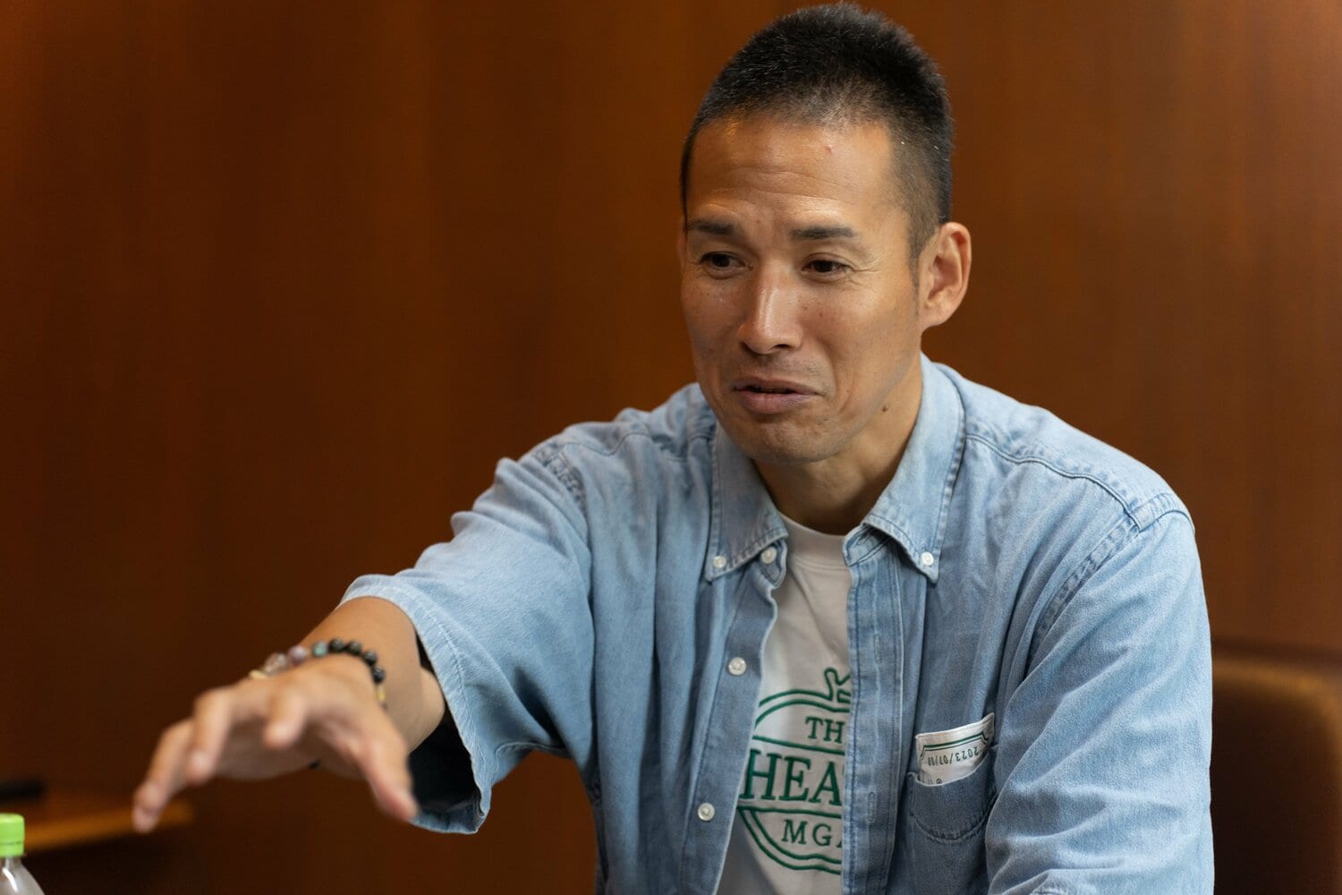 意外に知られていない横浜時代の苦労を語ってくれた木村　©Shiro Miyake