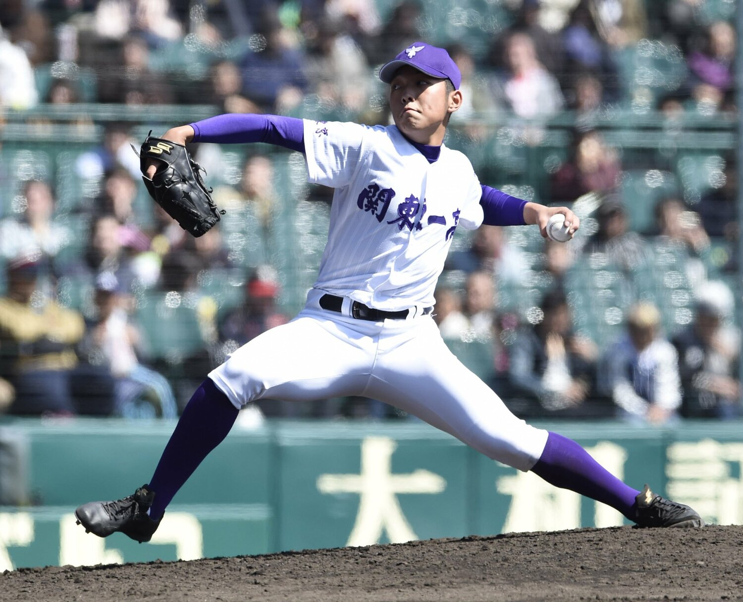 関東一高時代は2年春のセンバツでリリーフとして、3年夏はエースとして甲子園のマウンドを経験　©︎Sankei Shimbun