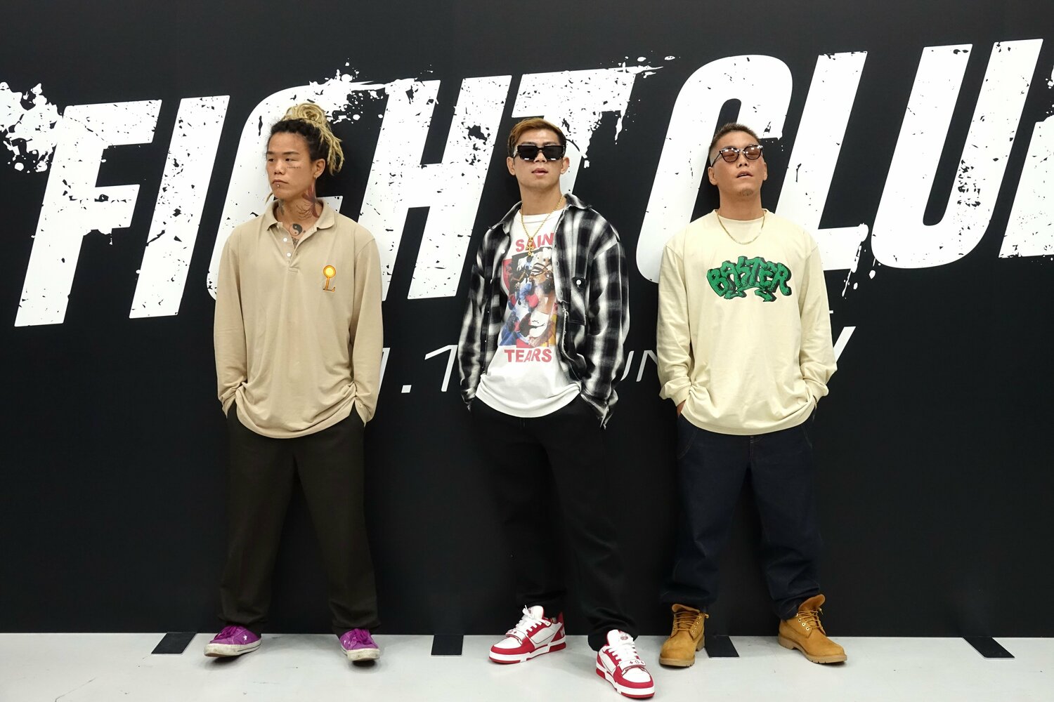 木村“ケルベロス”颯太、YA-MAN、山口裕人からなる「YA-MAN軍団」　©Koji Fuse