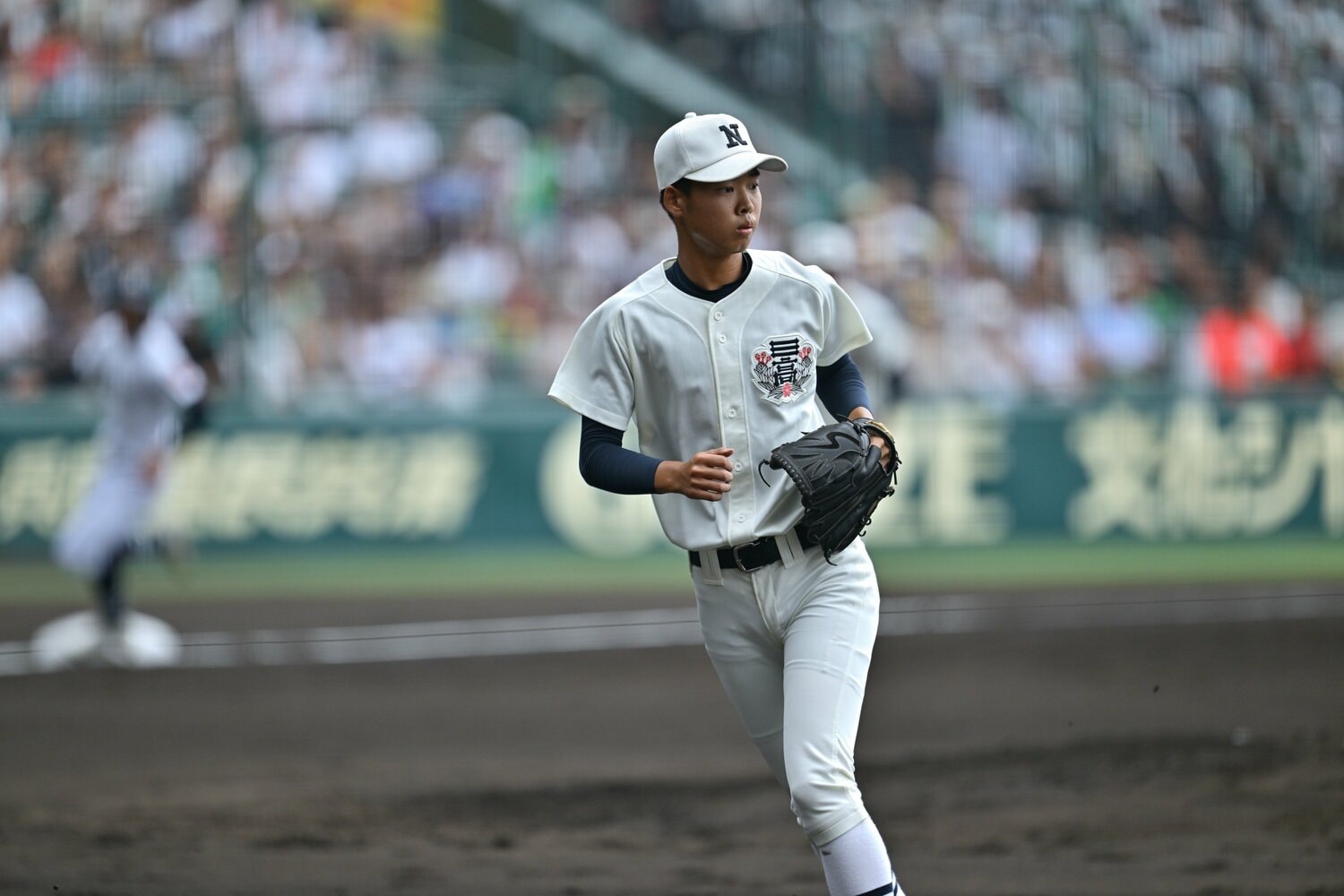 日大三の先発・谷津は3回1失点 ©Hideki Sugiyama