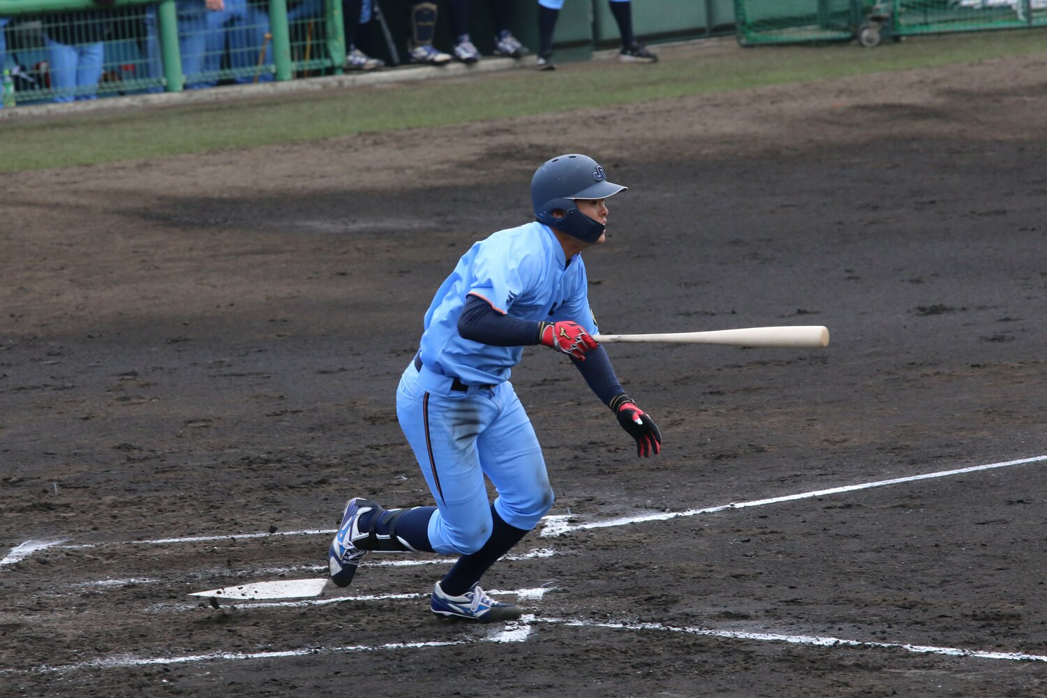 JR西日本でプレーする植本。打撃が向上した1年となった　写真はJR西日本野球部提供