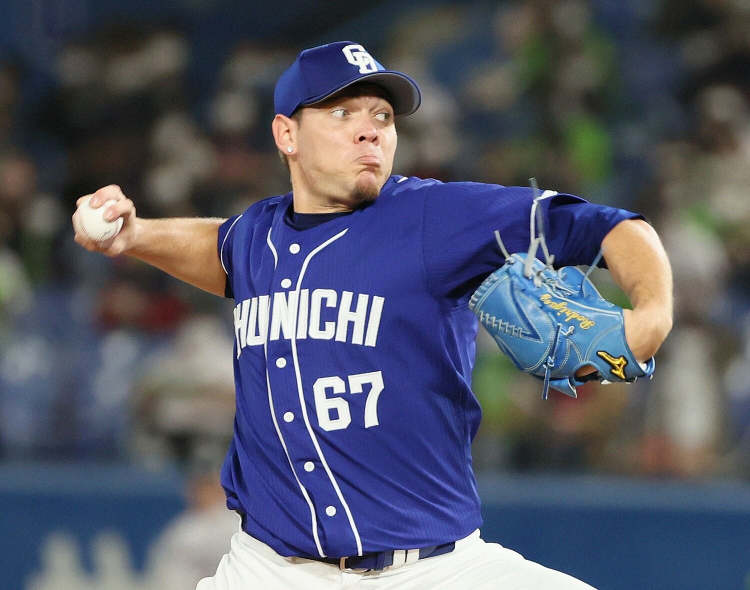 先発だった頃のロドリゲス。22年は中継ぎに転向して大成功を収めたのだが……　©JIJI PRESS