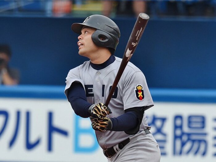 楽天ドラ2は187cm110kgの大物。慶大で化けた岩見雅紀の壮大な夢。＜Number Web＞ photograph by Tetsuo Asada