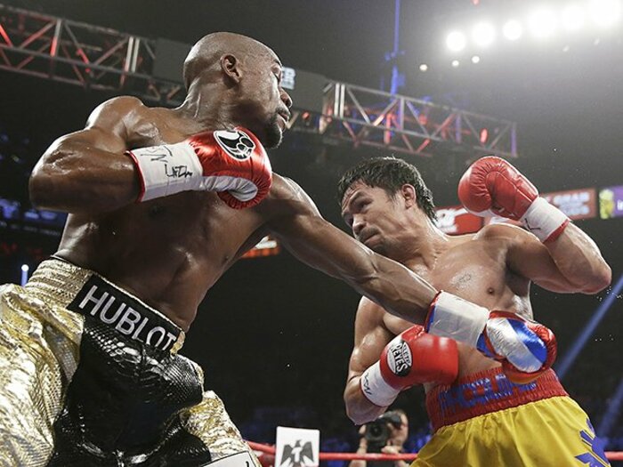 メイウェザー・パッキャオ時代の終焉。祭りのあとに響く次世代の足音。＜Number Web＞ photograph by AFLO