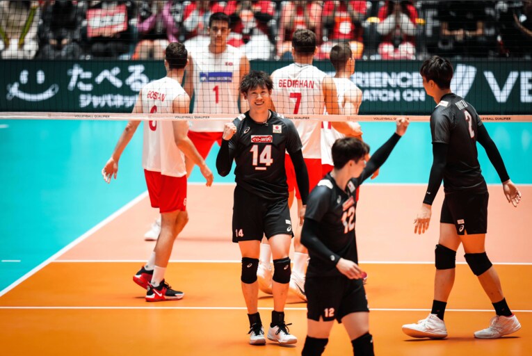 石川祐希（パリ五輪予選トルコ戦）©︎FIVB