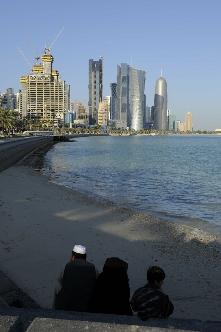 カタールの街中（2011年）　©Takuya Sugiyama