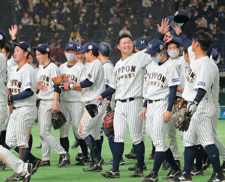 宮崎が4月から入部した日本通運野球部。都市対抗出場47回、優勝1回を誇る社会人野球の強豪チームだ　©Sankei Shimbun