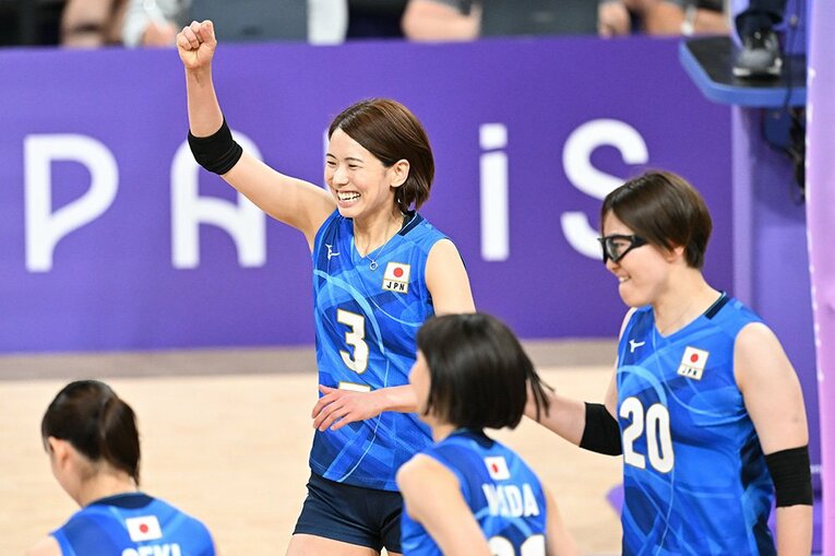 古賀紗理那（パリ五輪） ／ photograph by Kaoru Watanabe/JMPA