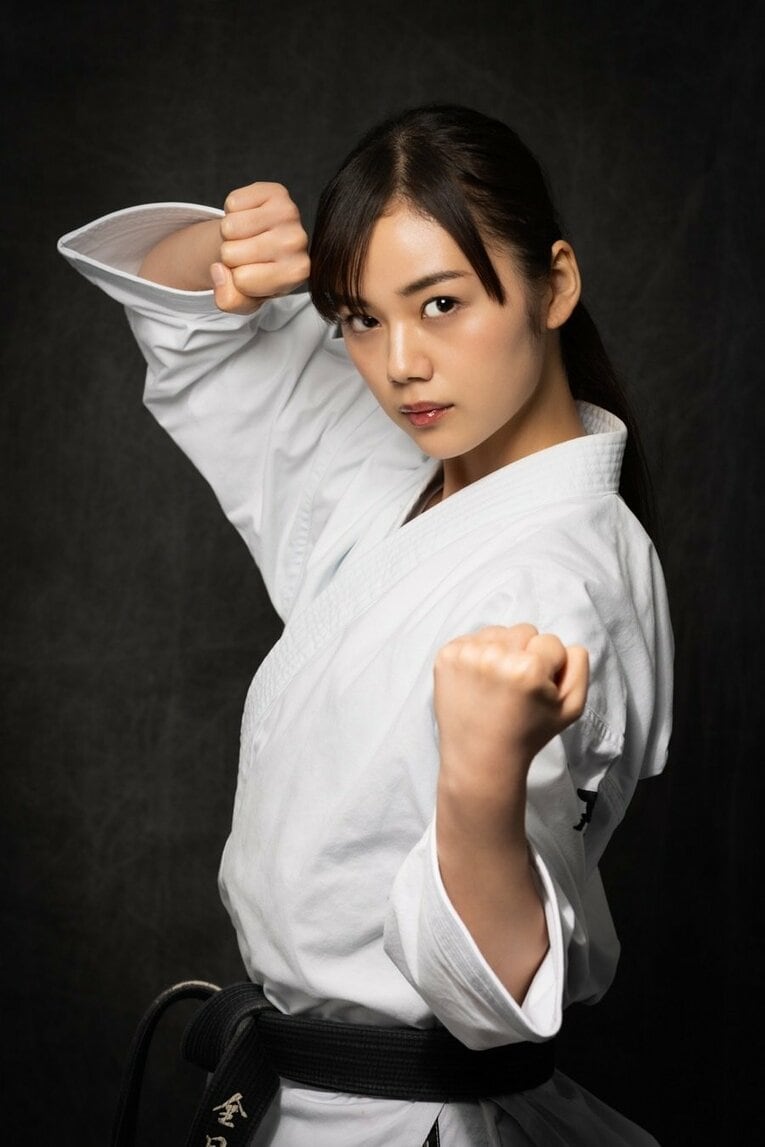 空手では、全国大会で優勝したこともあるという　©本人提供