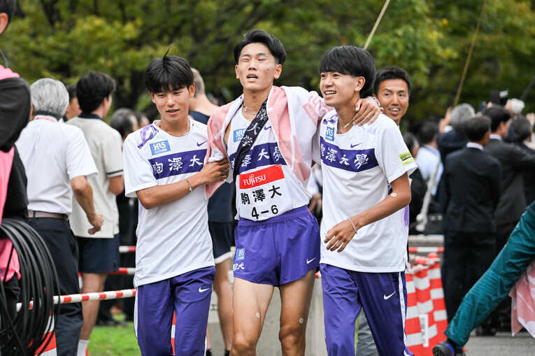 ゴール直後の篠原　©Nanae Suzuki