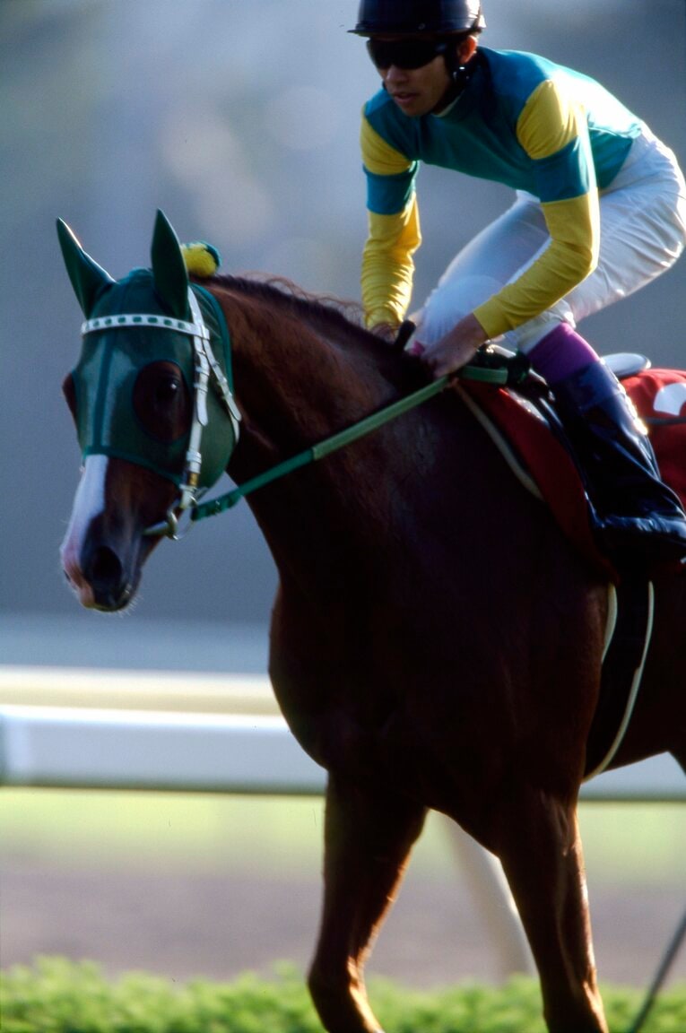 98年毎日王冠のサイレンススズカと武豊　(C)Bungeishunju