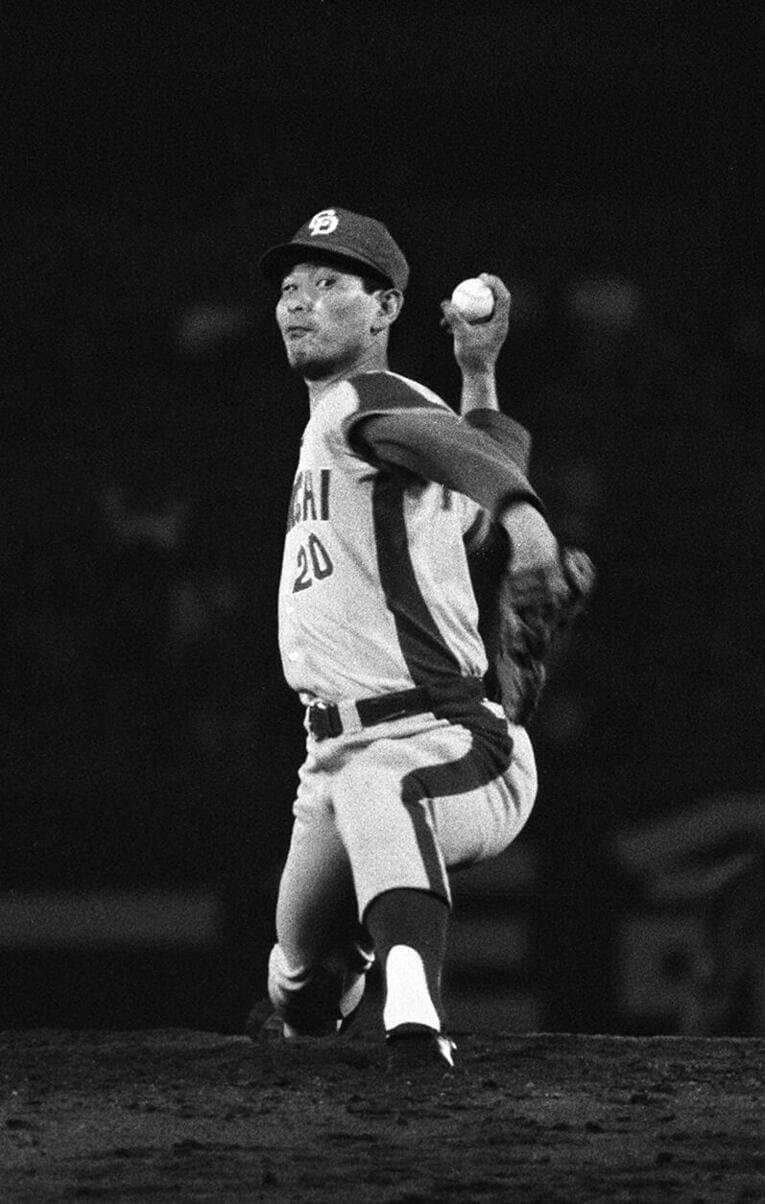 中日時代の星野　©JIJI PRESS