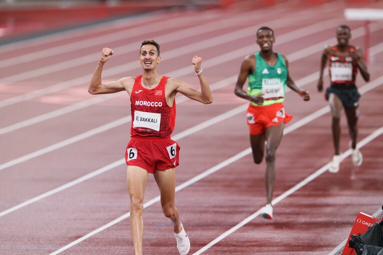 東京五輪以降、エルバカリ（左）とギルマの2強の戦いが続いている　©JMPA