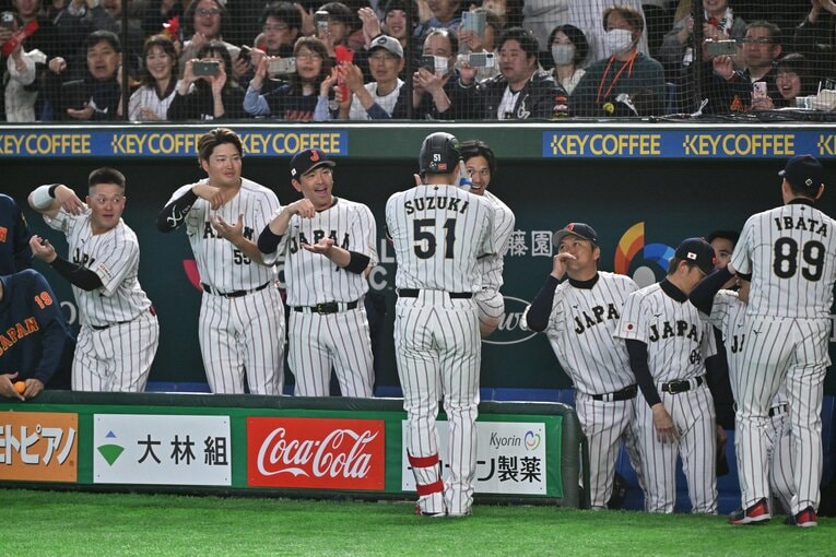 韓国戦で2打席連続の本塁打を放った鈴木誠也　©️Hideki Sugiyama
