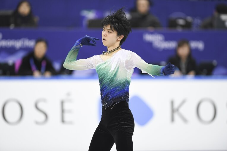 2017年2月、四大陸選手権のフリー　©Asami Enomoto