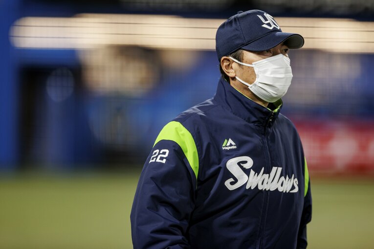 高津監督は常に未来を見据えて奥川を起用してきた　©Kiichi Matsumoto