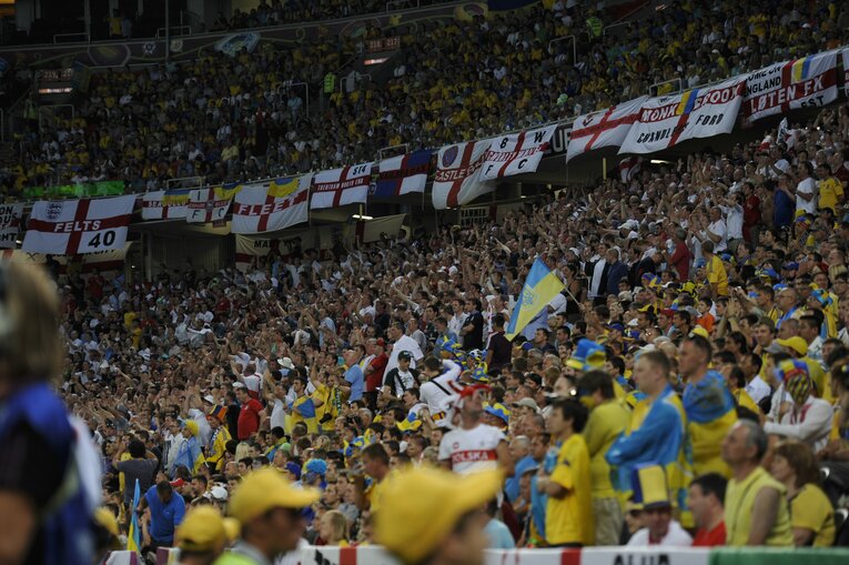 EURO2012でのウクライナ　©Takuya Sugiyama