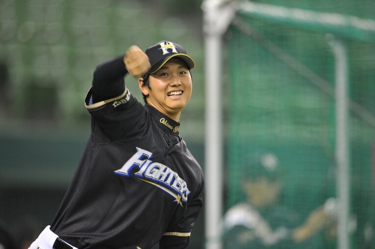 プロ1年目（2013年）の大谷翔平　©BUNGEISHUNJU