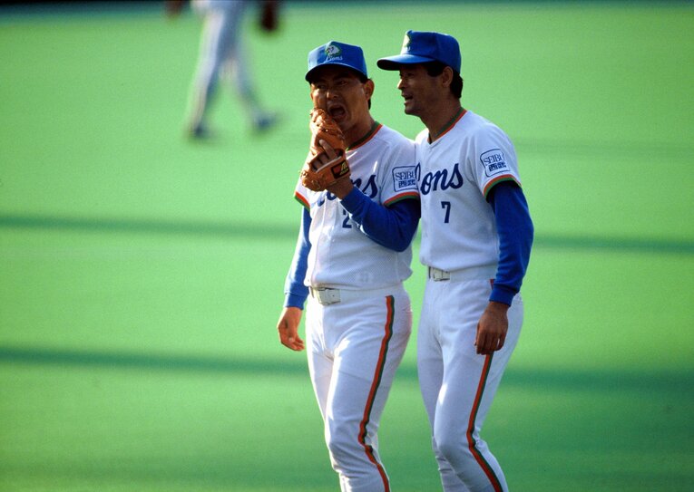 黄金時代を支えた石毛と東尾　©BUNGEISHUNJU