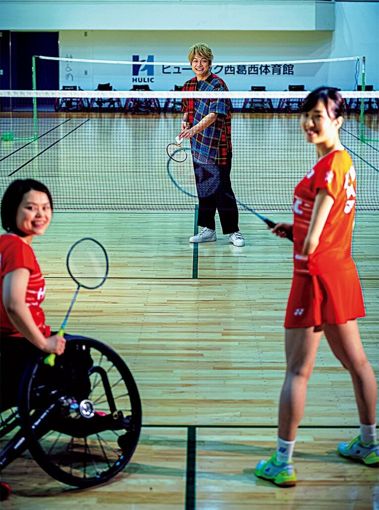 新しい地図・香取慎吾×パラバドミントン。「こんなに速く動ける世界がある」(2)