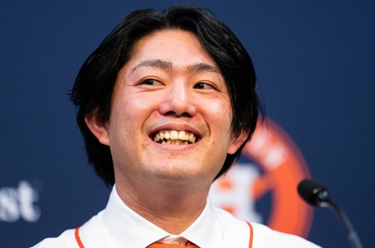 今季からアストロズでプレーする今井達也。現地1月1日（日本時間2日）に契約合意が発表された ／ photograph by Getty Images