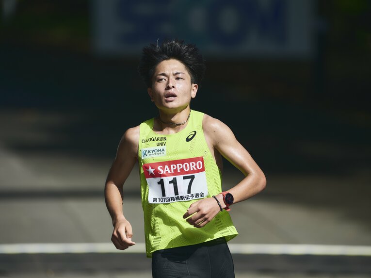 中央学大のエース・吉田礼志は予選会で日本人トップ。エース区間で真の力を発揮するか　©Yuki Suenaga