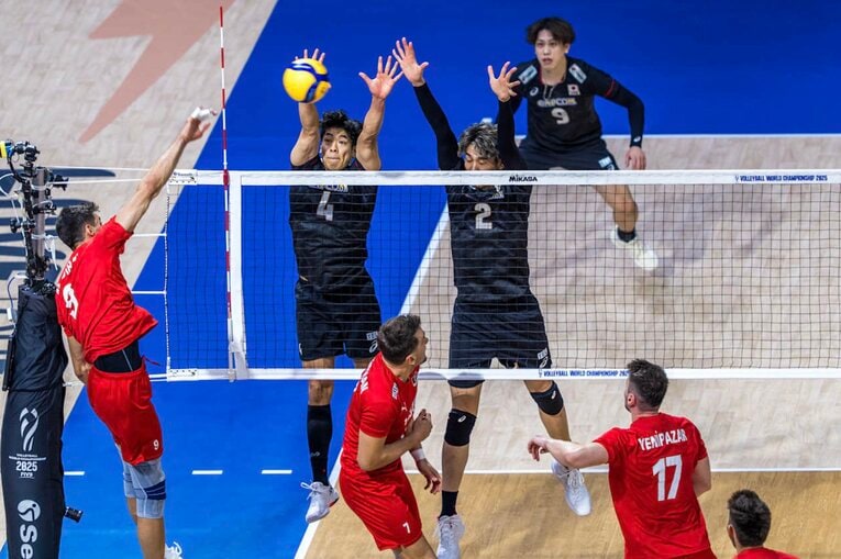 バレーボール世界選手権・トルコ戦　©︎Volleyball World