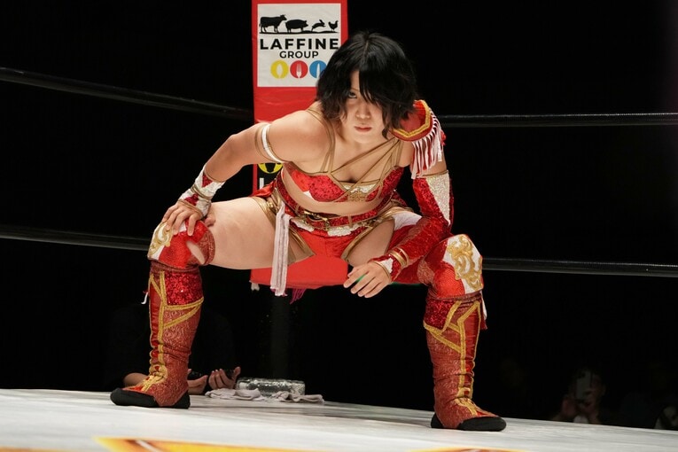 『DREAM STAR GP』リーグ戦最終試合に臨む林下詩美　©Essei Hara