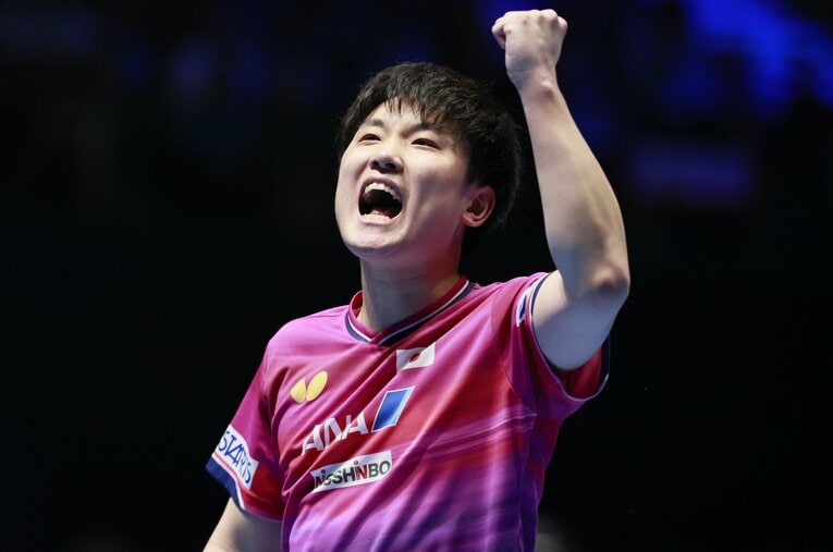 エースとして長年日本男子を牽引してきた張本智和（23歳） ／ photograph by Getty Images
