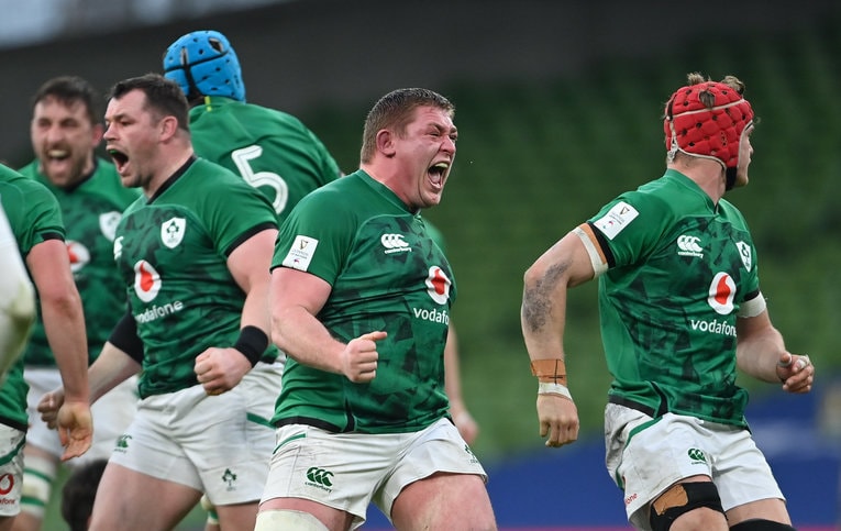 スクラムだけでなくジャッカルでも恐れられるダイク・ファーロング　©Getty Images