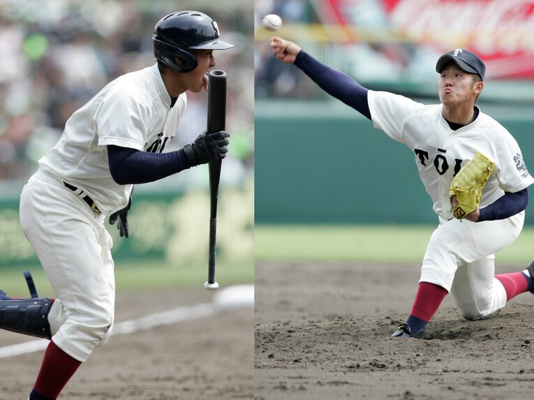 大阪桐蔭時代の中田翔（2007年センバツ）©️Hideki Sugiyama/Tamon Matsuzono