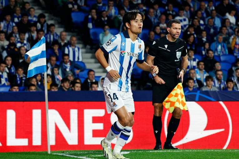 CKキッカーを務めた久保　©Daisuke Nakashima