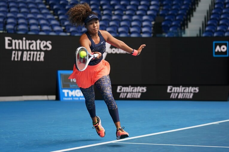 “直感型”の大坂だが、データも有効活用するように©Hiromasa Mano