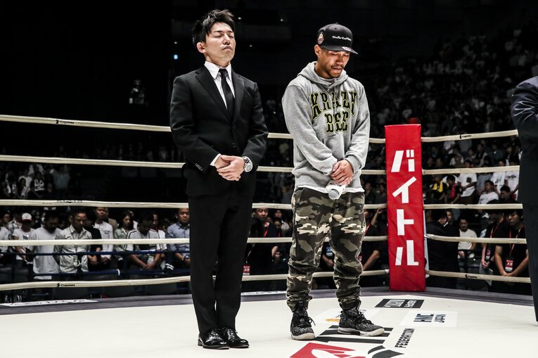 2018年、RIZINでの追悼セレモニー