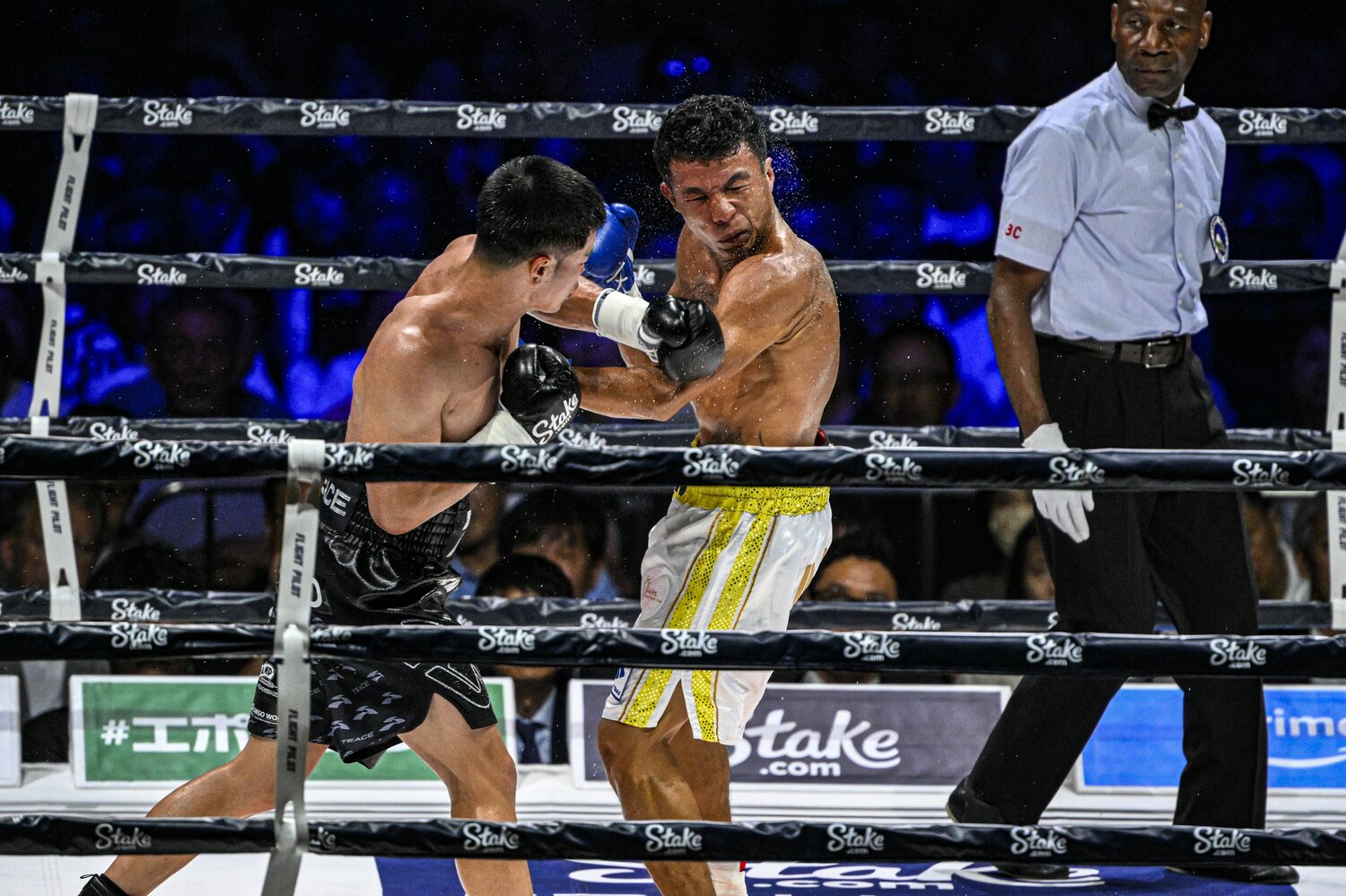 幾度となくカウンターをヒットさせながらも、倒し切るまでには至らなかった　©Takuya Sugiyama