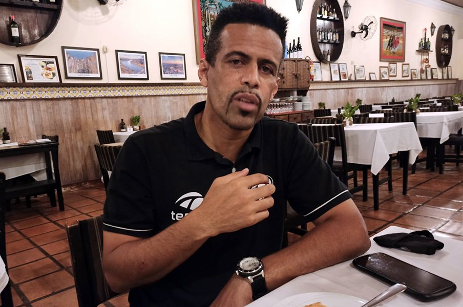 取材に応えてくれた三都主（2021年撮影）　©Hiroaki Sawada