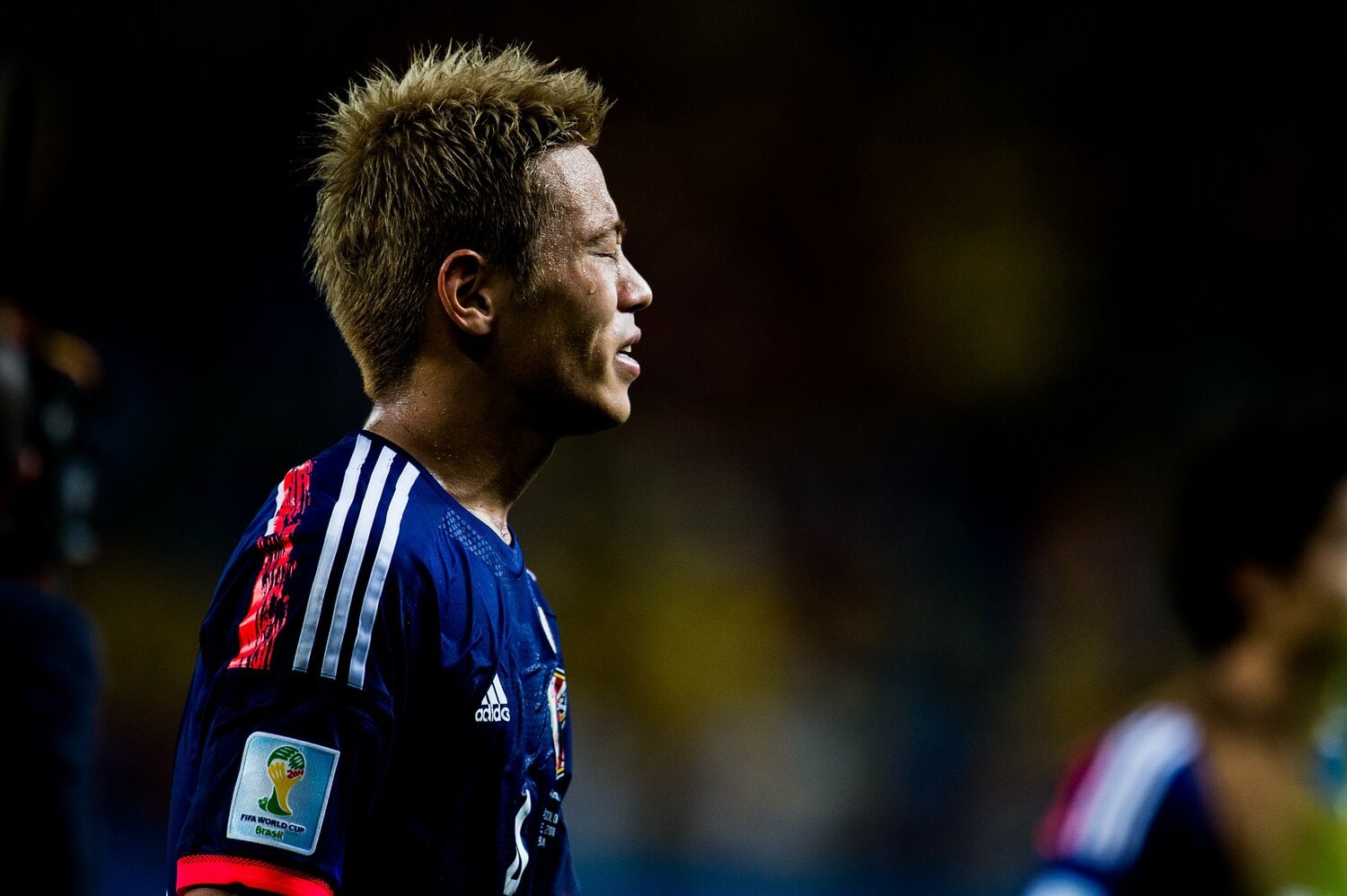 「W杯優勝」を目標にし続けた本田のブラジルでの戦いは、1勝も挙げられぬまま終わった　©Atsushi Kondo