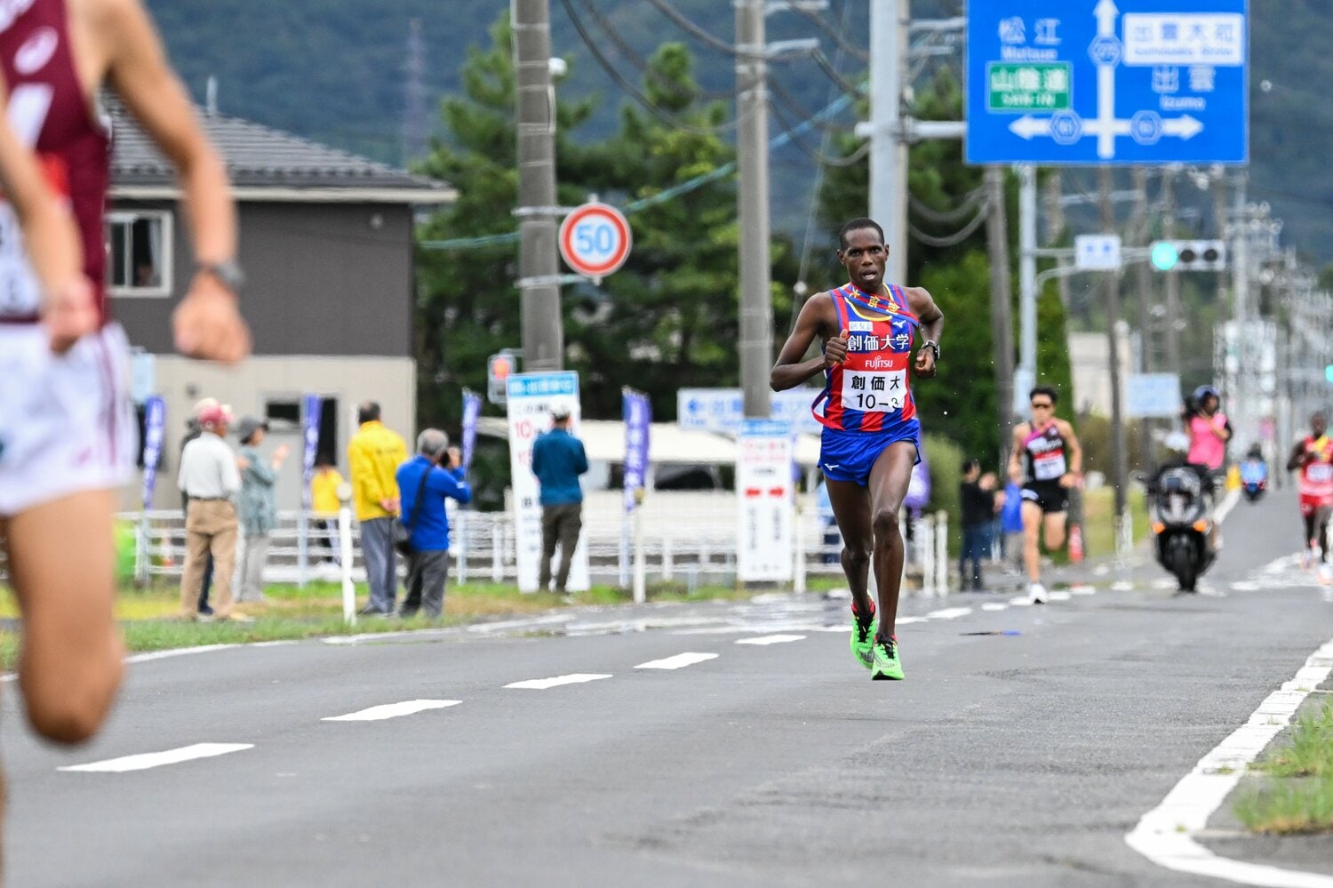 出雲駅伝では3区を区間2位で走ったカミナ ©Nanae Suzuki