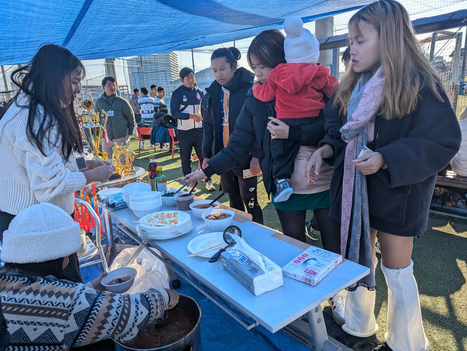 会場ではエスニック屋台も出店　©︎Takashi Kumazaki