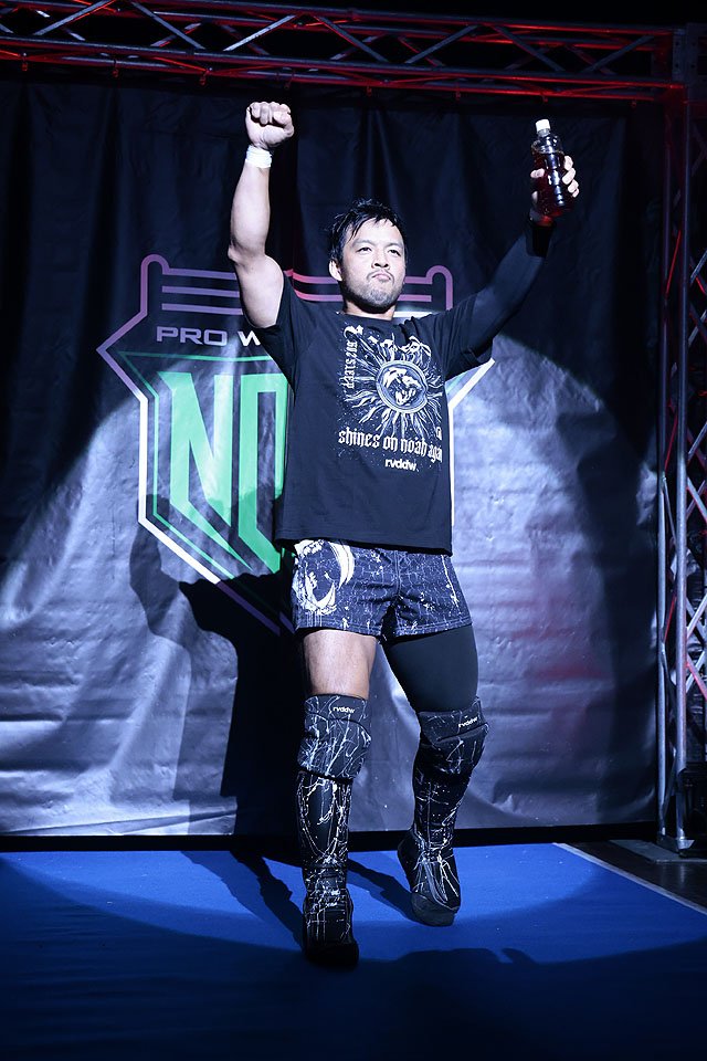 NOAHマットに復帰したKENTA　©NOAH