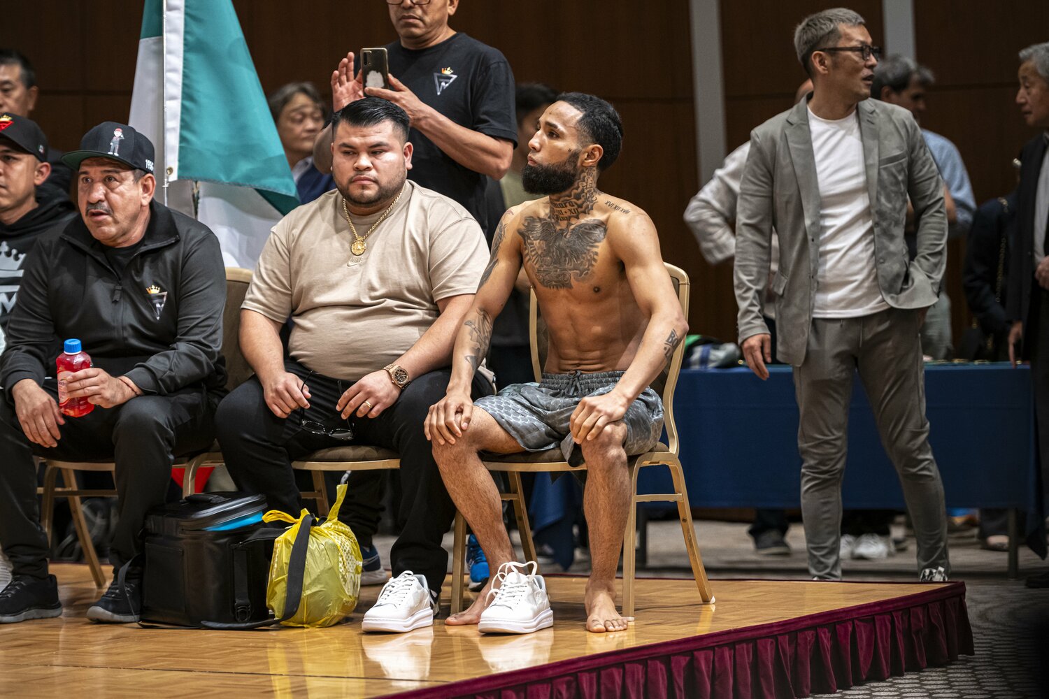 制限体重よりも500g軽い54.8kgまで絞られたネリの体　©Takuya Sugiyama