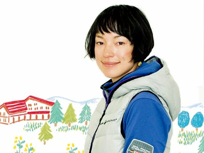 <元祖・山ガールの「山」論> KIKI 「頑張らないと楽しい」<Number Web> photograph by Tamon Matsuzono