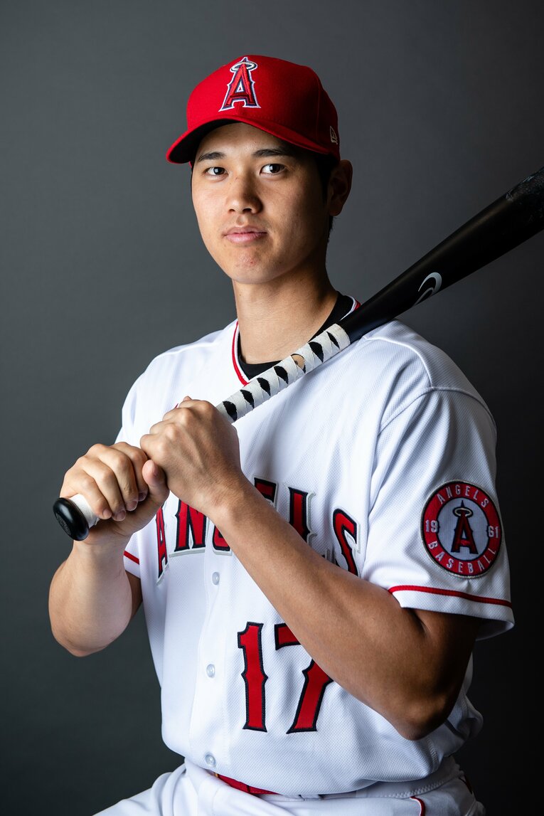 メジャー3年目（2020年）の球団公式ポートレート。前腕の進化が見られる　©Getty Images