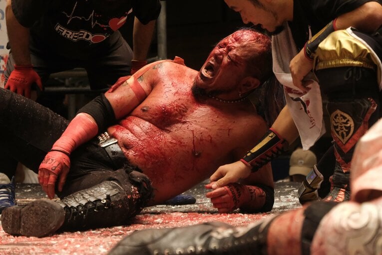 デスマッチのカリスマ・葛西純　©Norihiro Hashimoto